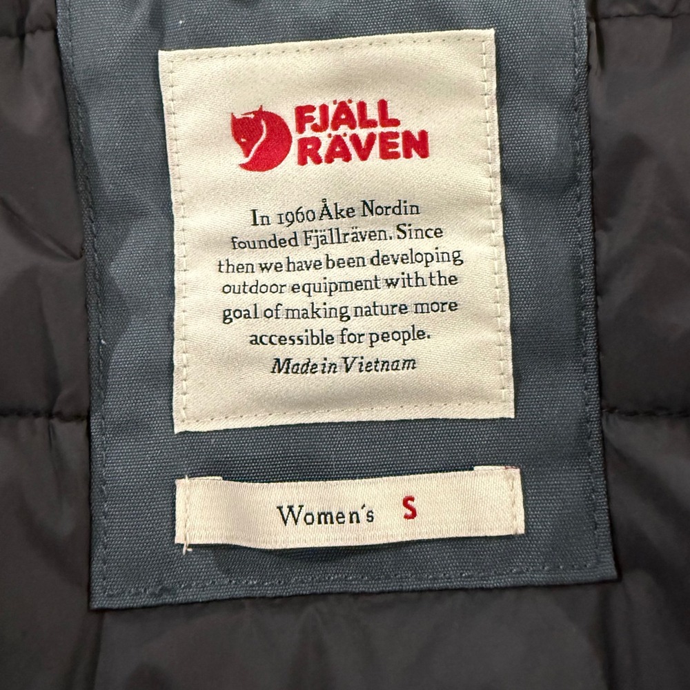 Fjallraven Kiruna Padded Parka Women S Blue Excellent G-1000 Insulated - Picture 7 of 7